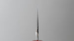 Load image into Gallery viewer, Hitohira Kikuchiyo Kyuzo Silver #3 Migaki Kiritsuke Gyuto 240mm Lacquered Handle (Black and Red) - Tetogi
