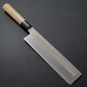 Hitohira Kikuchiyo Manzo White #3 Usuba 210mm Ho Wood Handle (D-Shape) - Tetogi