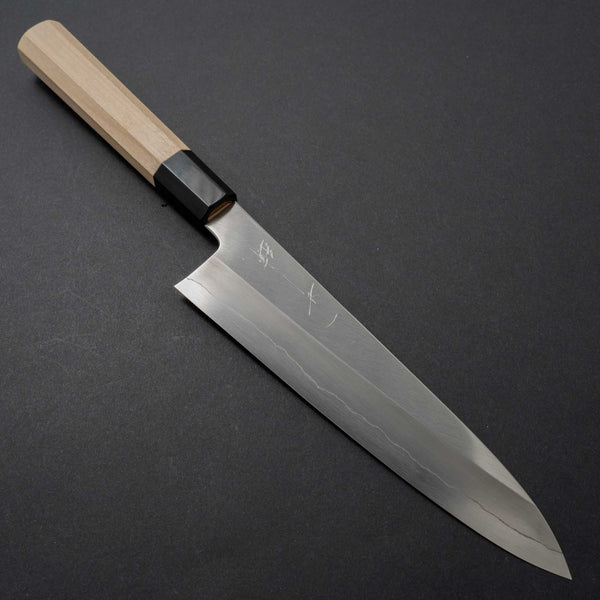 Hitohira Kikuchiyo Ren Silver #3 Gyuto 210mm Ho Wood Handle - Tetogi