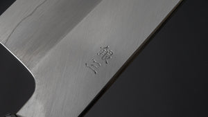 Hitohira Kikuchiyo Ren Silver #3 Santoku 180mm Ho Wood Handle - Tetogi