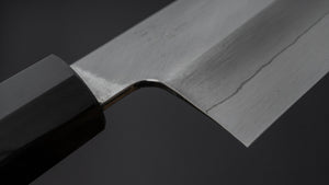 Hitohira Kikuchiyo Ren Silver #3 Santoku 180mm Ho Wood Handle - Tetogi