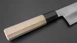 Load image into Gallery viewer, Hitohira Kikuchiyo Ren Silver #3 Santoku 180mm Ho Wood Handle - Tetogi
