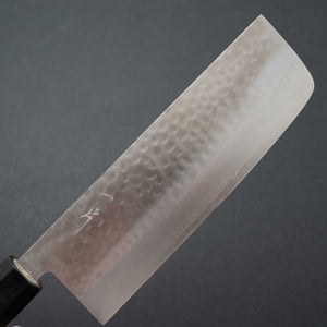 Hitohira NM Tsuchime Nakiri 165mm Ho Wood Handle - Tetogi