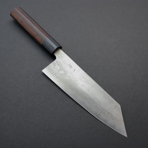 Hitohira Setsu Forged VG10 Damascus Bunka 170mm Rosewood handle - Tetogi