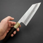 Load image into Gallery viewer, Hitohira Tanaka Kyuzo Blue #1 Migaki Bunka Ziricote Handle - Tetogi
