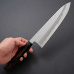 Load image into Gallery viewer, Hitohira Tanaka Kyuzo Blue #1 Migaki Gyuto 240mm Ziricote Handle (Extra Height) - Tetogi
