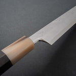 Load image into Gallery viewer, Hitohira Tanaka Manzo Blue #1 Damascus Yanagiba 300mm Ebony Handle (Saya) - Tetogi
