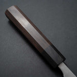 Load image into Gallery viewer, Hitohira Tanaka Manzo White #2 Mioroshi Deba 240mm Ebony Handle (Saya) - Tetogi
