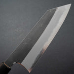 Load image into Gallery viewer, Hitohira Togashi Blue #2 Kurouchi Bunka Cherry Wood Handle (Ebony End) - Tetogi

