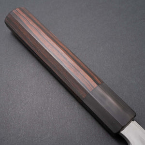 Hitohira Togashi White #1 Fuji Mizu Honyaki Yanagiba 330mm Taihei Ebony Handle (Saya) - Tetogi