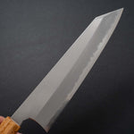 Load image into Gallery viewer, Hitohira Togashi White #1 Stainless Clad Migaki Kiritsuke Gyuto 240mm Riisgaard Rosewood Handle
