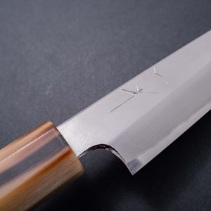 Hitohira Togashi White #1 Stainless Clad Migaki Petty 165mm Ho Wood Handle - Tetogi