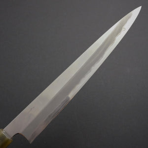Hitohira Togashi White #1 Stainless Clad Sujihiki 270mm Ziricote Handle - Tetogi