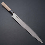 Load image into Gallery viewer, Hitohira Togashi White #1 Tachi Left-Handed Yanagiba 300mm Ho Wood Handle (Saya)
