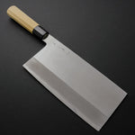 Load image into Gallery viewer, Hitohira Togashi White #2 Chinese Cleaver 220mm Ho Wood Handle (#7)
