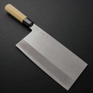 Hitohira Togashi White #2 Chinese Cleaver 220mm Ho Wood Handle (#7)