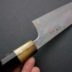 Load image into Gallery viewer, Hitohira Togashi Yohei White #2 Fuji Mizu Honyaki Bunka 160mm Taihei Ebony Handle (#063/ Saya)
