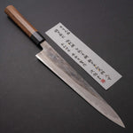 Load image into Gallery viewer, Jiro Tsuchime Wa Sujihiki 240mm Taihei Tagayasan Handle (#390)
