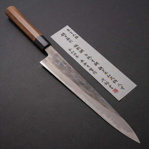Jiro Tsuchime Wa Sujihiki 240mm Taihei Tagayasan Handle (#390)