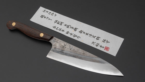 Jiro Tsuchime Yo Petty 150mm Tagayasan Handle (#557) - Tetogi