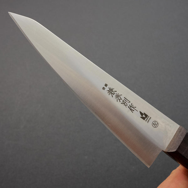 Kanehide Bessaku Left-Handed Honesuki Kaku 150mm Wood Handle - Tetogi