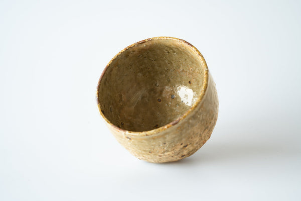 Komon Kotsuji Tsutsu Chawan (tube tea bowl) Kizeto - Tetogi