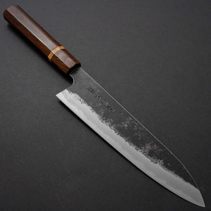 Morihei Hisamoto Kurouchi White #1 Gyuto 210mm Riisgaard Rosewood Handle (Tetogi Custom) - Tetogi