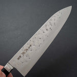 Load image into Gallery viewer, Morihei Hisamoto White #1 Tsuchime Stainless Clad Gyuto 210mm Pakka Handle
