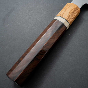 Tetsujin Blue #2 Kasumi Gyuto 240mm Riisgaard Rosewood Handle - Tetogi