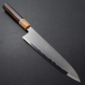 Tetsujin Blue #2 Kasumi Gyuto 240mm Riisgaard Rosewood Handle - Tetogi