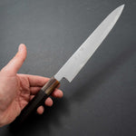 Load image into Gallery viewer, Tetsujin Blue #2 Kasumi Sujihiki 240mm Taihei Ebony Handle - Tetogi

