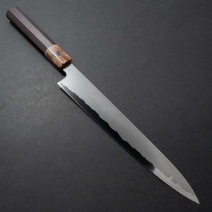 Tetsujin Blue #2 Kasumi Sujihiki 240mm Taihei Rosewood Handle