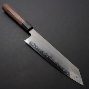 Tetsujin Silver #3 Kasumi Kiritsuke Gyuto 210mm Taihei Wood Handle (Black Horn) - Tetogi