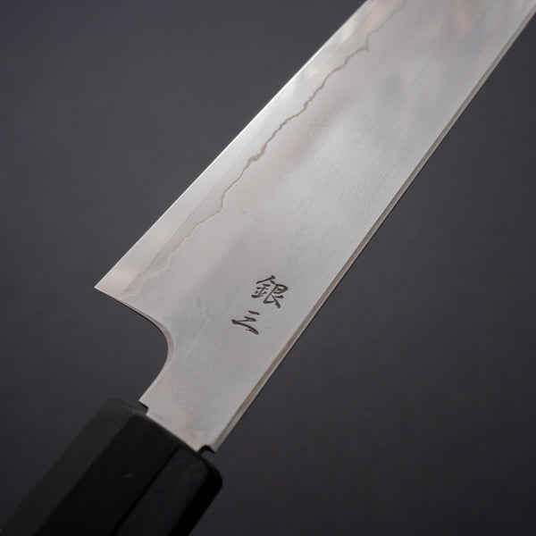 Tetsujin Silver #3 Ukiba Sujihiki 270mm Taihei Tagayasan Handle - Tetogi