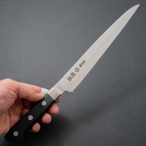 Tsubaya Bread Knife 210mm Pakka Handle - Tetogi