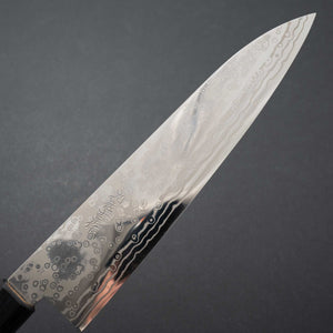 Yoshida Hamono ZDP189 Damascus 210mm Gyuto - Tetogi